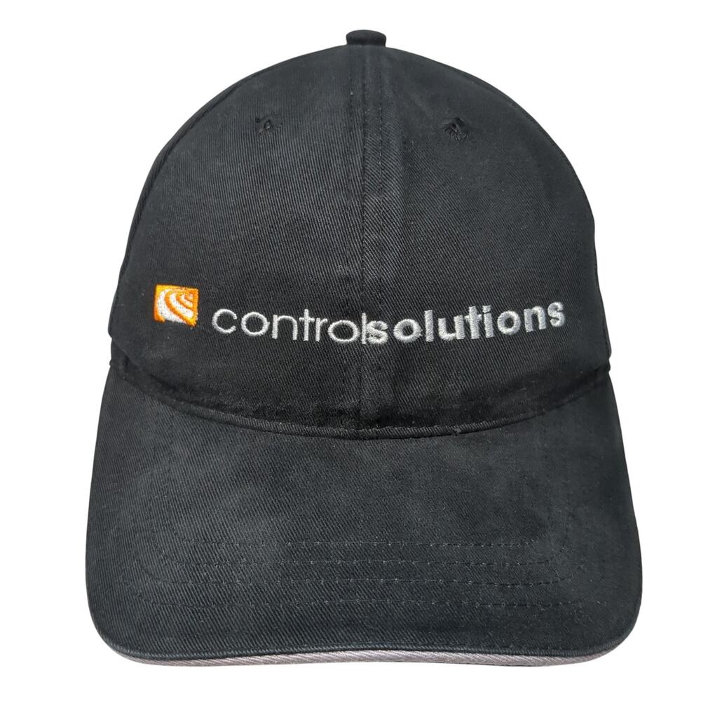 Control Solutions Slideback Baseball Cap Black On… - image 1